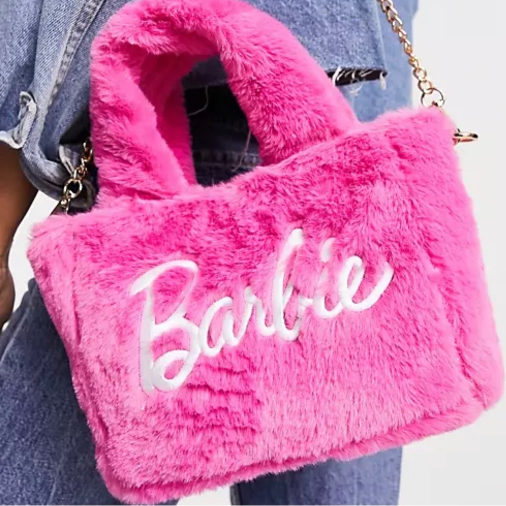 BARBIE LIMITED EDITION SKINNYDIP MINI FLUFFY TOTE